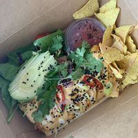 Mexican Enchilada  at Veganika in Ljubljana