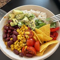 Taco Bowl  at Veganika in Ljubljana