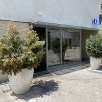 The entrance is up a side lane and is not too far from the Dragon Bridge.  at Veganika in Ljubljana