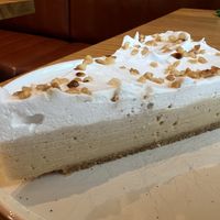 Tiramisu pie  at Veganika in Ljubljana