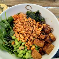 Soba bowl (103) at Veganika in Ljubljana