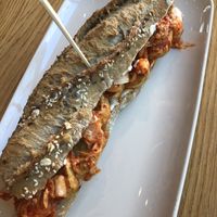 Packed full of tempeh!!  at Veganika in Ljubljana