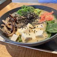 Ramen special of the day  at Veganika in Ljubljana