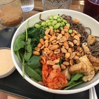 Soba 103 salad  at Veganika in Ljubljana