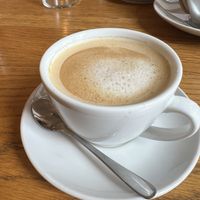 Cappuccino  at Veganika in Ljubljana