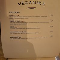 Main dishes at Veganika in Ljubljana