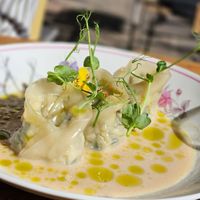 Živa gyoza :) at Veganika in Ljubljana