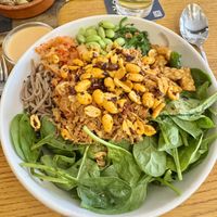 Soba noodles   at Veganika in Ljubljana