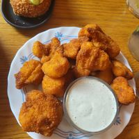 Fried Cauliflower at Veganika in Ljubljana