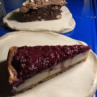 Desserts  at Veganika in Ljubljana