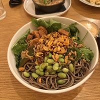 Soba bowl  at Veganika in Ljubljana