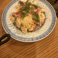 Potato salad  at Veganika in Ljubljana