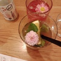 Homemade icetea and kombucha at Veganika in Ljubljana