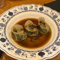 Gyozas at Veganika in Ljubljana