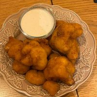 breaded cauliflower at Veganika in Ljubljana