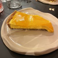 Mango cake  at Veganika in Ljubljana