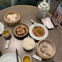 Our selection of dishes - recommend the wild mushroom dumplings. at Pure Veggie House 心齋 - Xīn Zhāi in Taipei