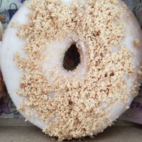 Blueberry filled vegan donut at The Salty Donut in Miami