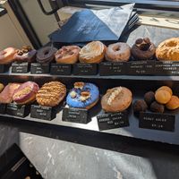 Vegan cinnamon and Sugar crumble! at The Salty Donut in Miami