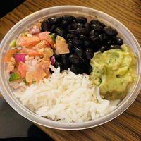 Beans and rice  at Hive in Bloomington