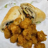 Vegan Banh Mi with tots! $1 off for Veganuary!  at Hive in Bloomington