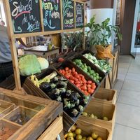 Indoors at La Feria de Sabores Artesanales in Rosario