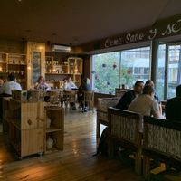 Indoors at La Feria de Sabores Artesanales in Rosario