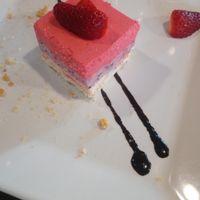 Triflete de cheescake at La Feria de Sabores Artesanales in Rosario