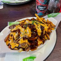 Cheeseburger poutine at Leopold's Tavern in Calgary