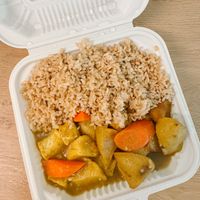 Curry - takeaway version. Delicious! at Garden Fresh in Mountain View