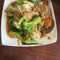 Tofu skins and vegetables  at Garden Fresh in Mountain View