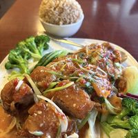 Veggie duck  at Garden Fresh in Mountain View