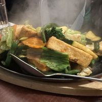 Sizzling tofu  at Garden Fresh in Mountain View