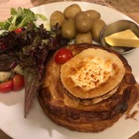 Goat cheese en crout at The Crewe Arms in Brackley