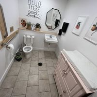 Bathroom at Hello Juice in St Louis
