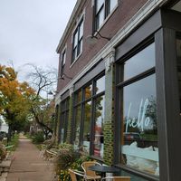 Outside at Hello Juice in St Louis