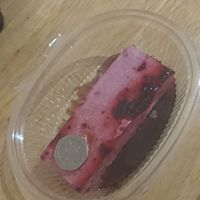 Tiny 4.49 cake 🙁 at Vegan Munch in Birmingham