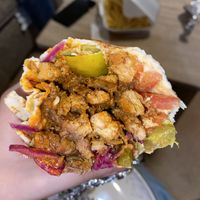 Vg doner kebab at Vegan Munch in Birmingham