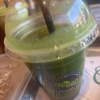 Green smoothie   at Vegan Munch in Birmingham