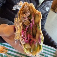 Vegan lamb shawarma   at Vegan Munch in Birmingham