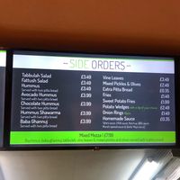 Side orders at Vegan Munch in Birmingham