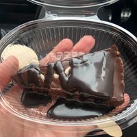 Chocolate cake at Vegan Munch in Birmingham