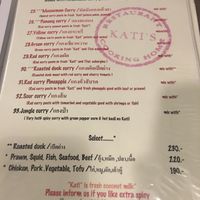 Thai curry at Kati Culinary in Koh Chang