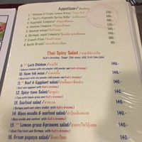 Starters at Kati Culinary in Koh Chang