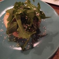Mexican marinated tostado at El Willy in Shanghai