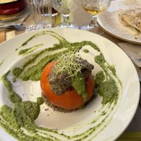 Tomate relleno de mijo  at La Terraza del Girasol in Murcia