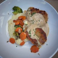 Milanese seitan at La Terraza del Girasol in Murcia