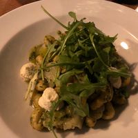 Gnocchi with pesto at Stereo in Glasgow