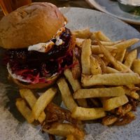 Korean tofu burger at Stereo in Glasgow