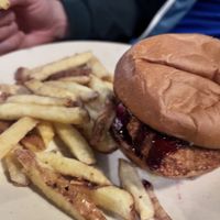 Tofu burger  at Stereo in Glasgow